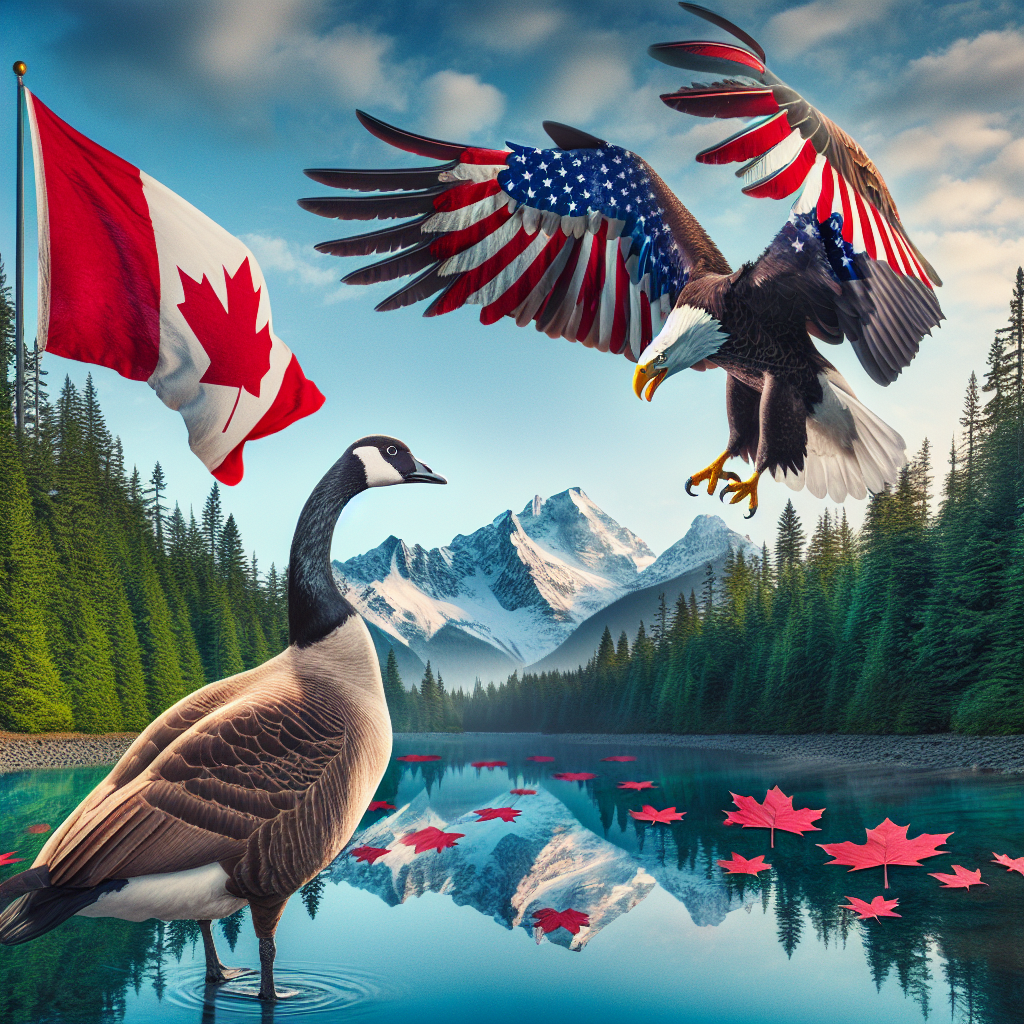 Goose and Eagle: A Symbolic Clash Reflecting Canada-US Relations