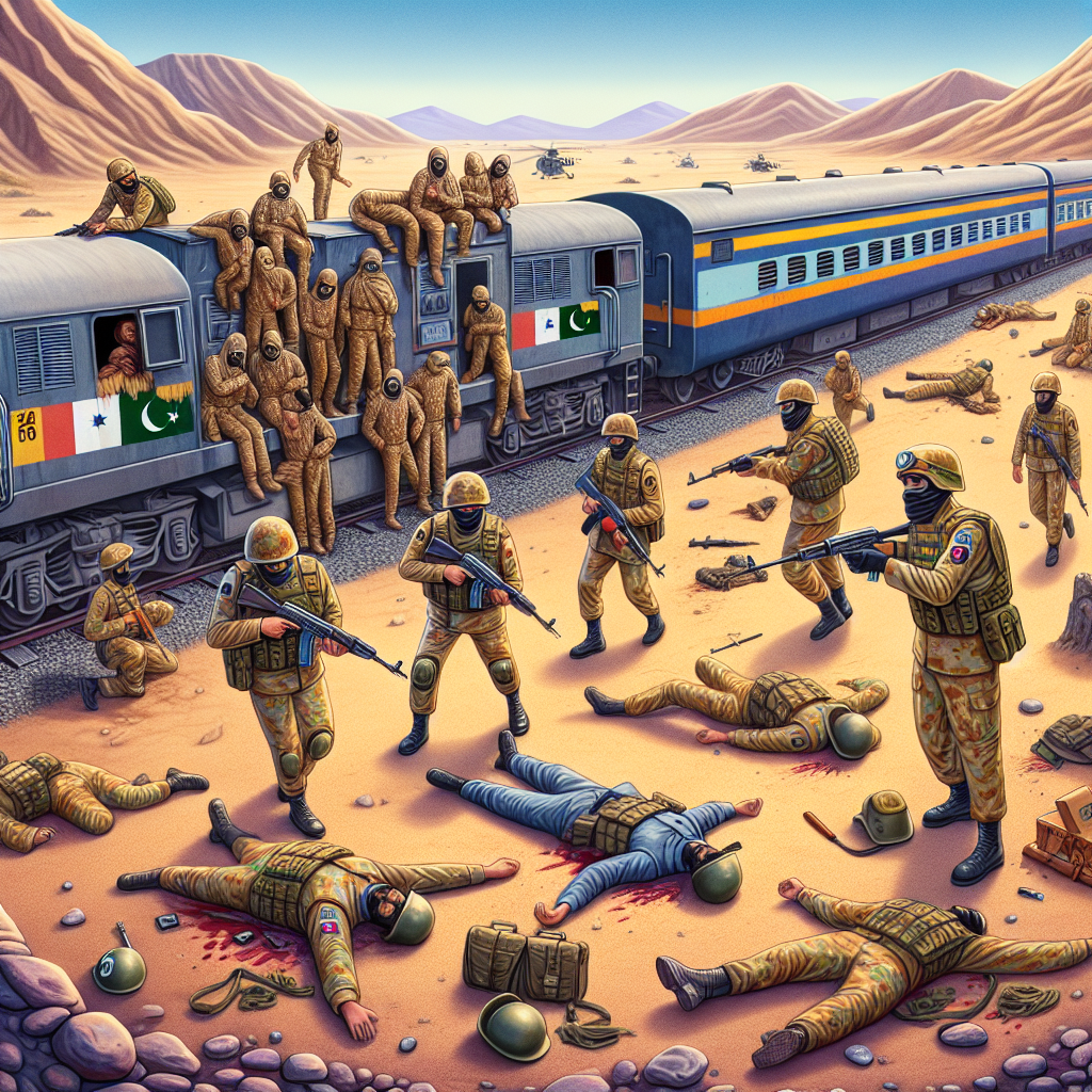 Hostages Rescued, 28 Soldiers Dead in Pakistan Train Siege