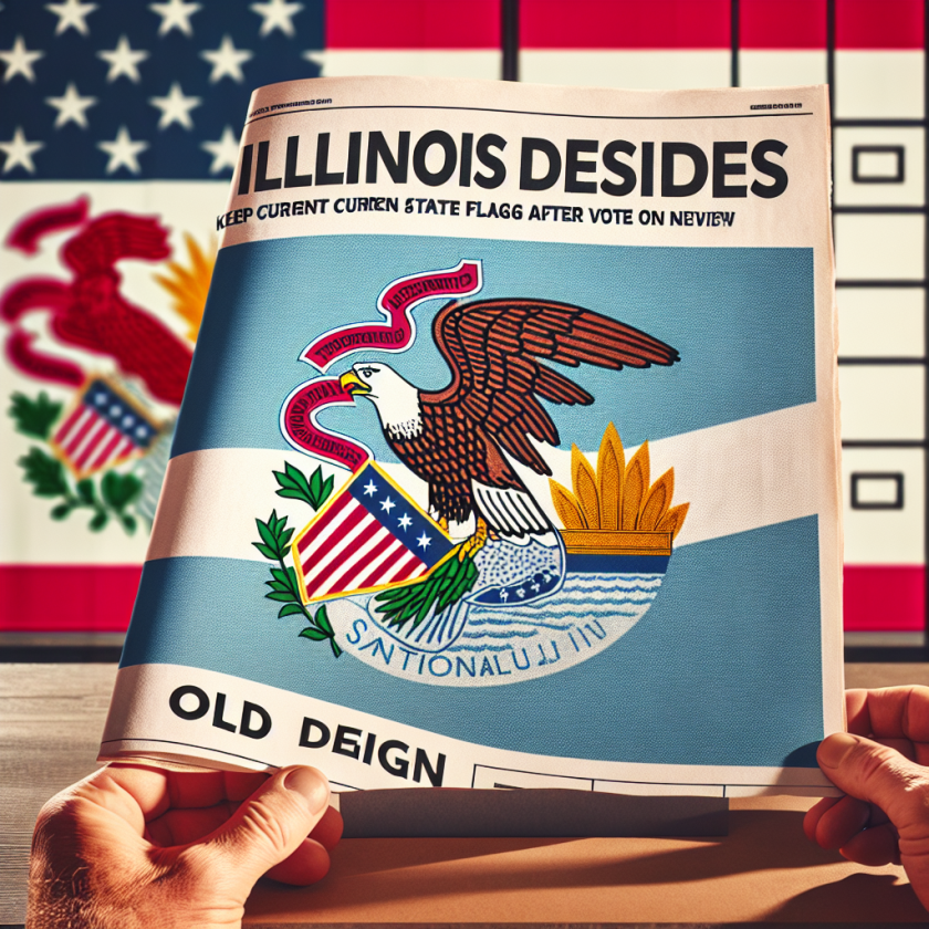 Illinois Decides to Keep Current State Flag After Vote on New Design