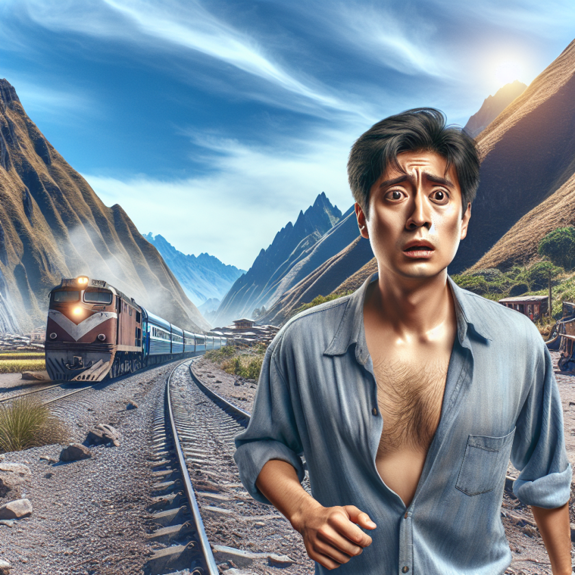 "Incredible Survival: Intoxicated Man Hit by Train in Peru Lives to Tell the Tale"