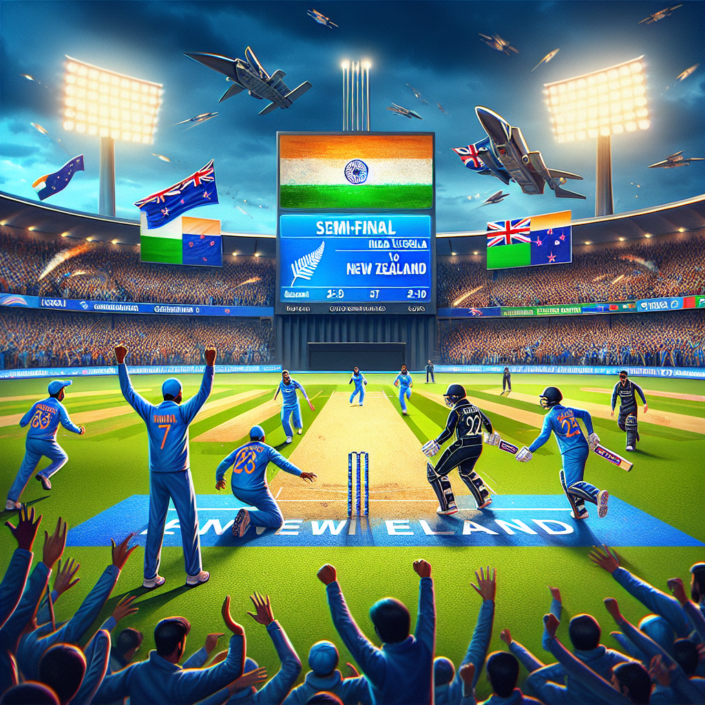 India Triumphs Over New Zealand to Set Up Semi-Final Clash with Australia in ICC Champions Trophy 2025