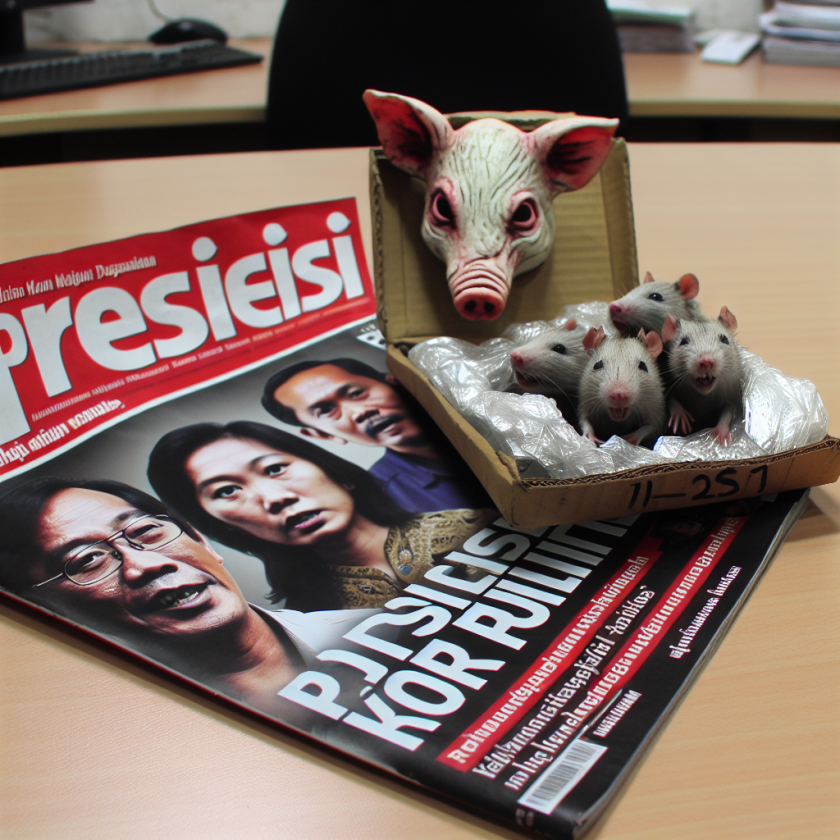 Indonesian Magazine Criticizing Government Receives Threatening Package with Pig's Head and Rats