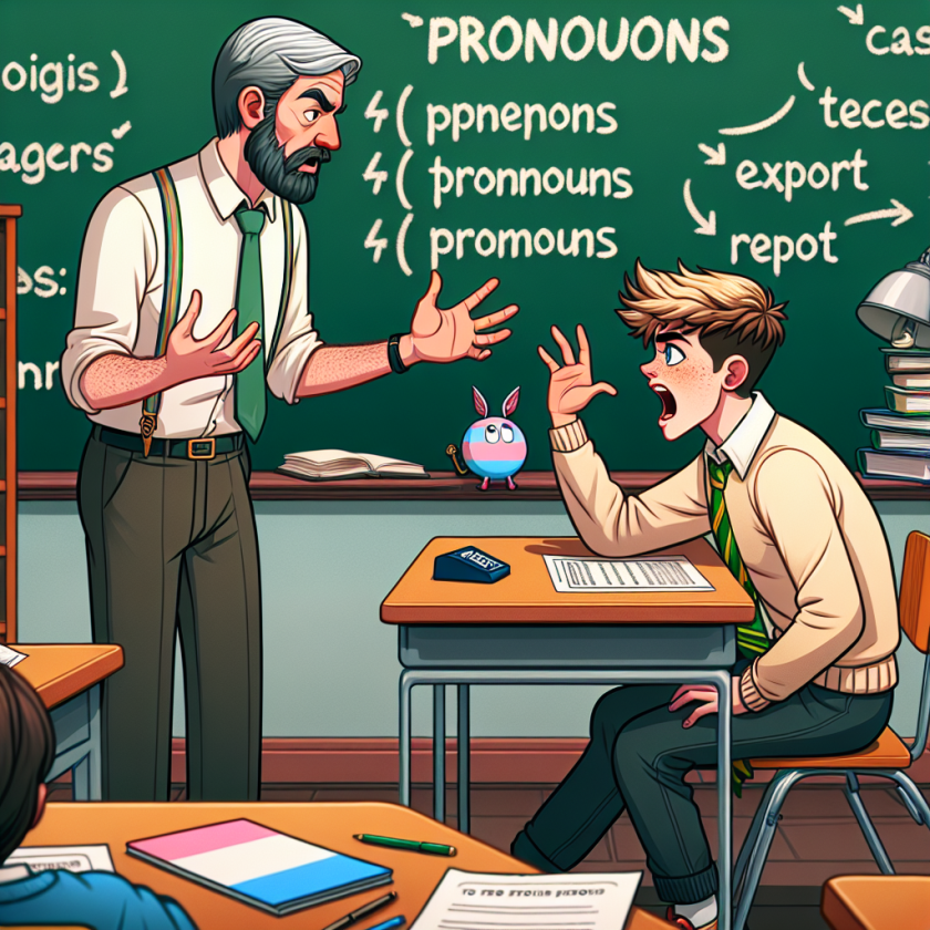 Irish Teacher Disciplined for Pronoun Dispute with Trans Student – Report