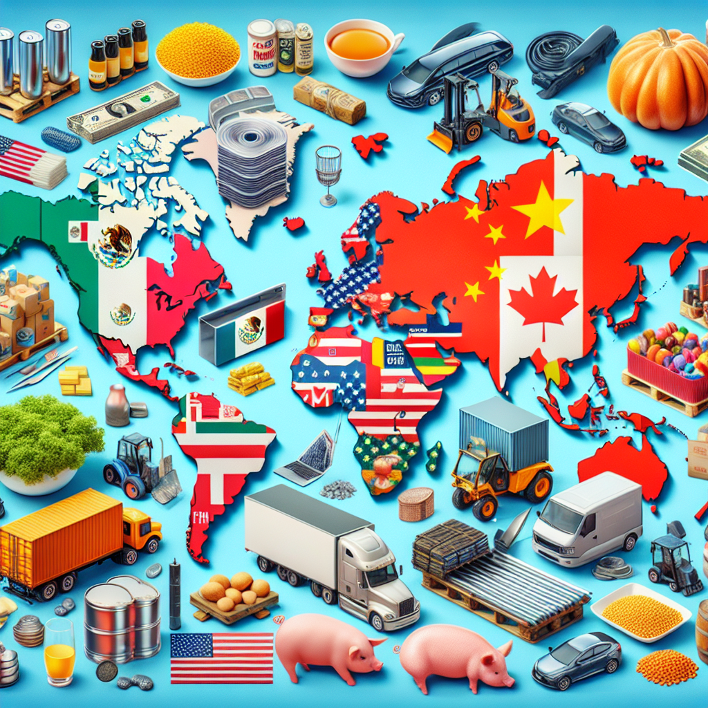 Key Products Targeted by Trump's Tariffs on Mexico, Canada, and China