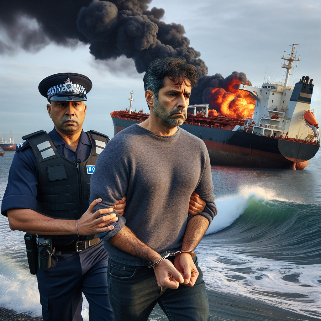 Man Arrested by UK Police Following North Sea Oil Tanker and Cargo Ship Collision