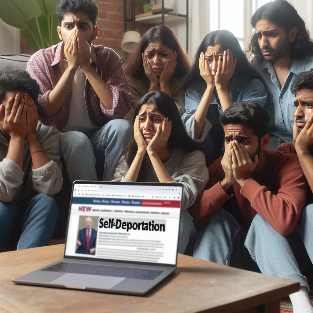 Many Indians in the US Face Anxiety Over Potential "Self-Deportation"
