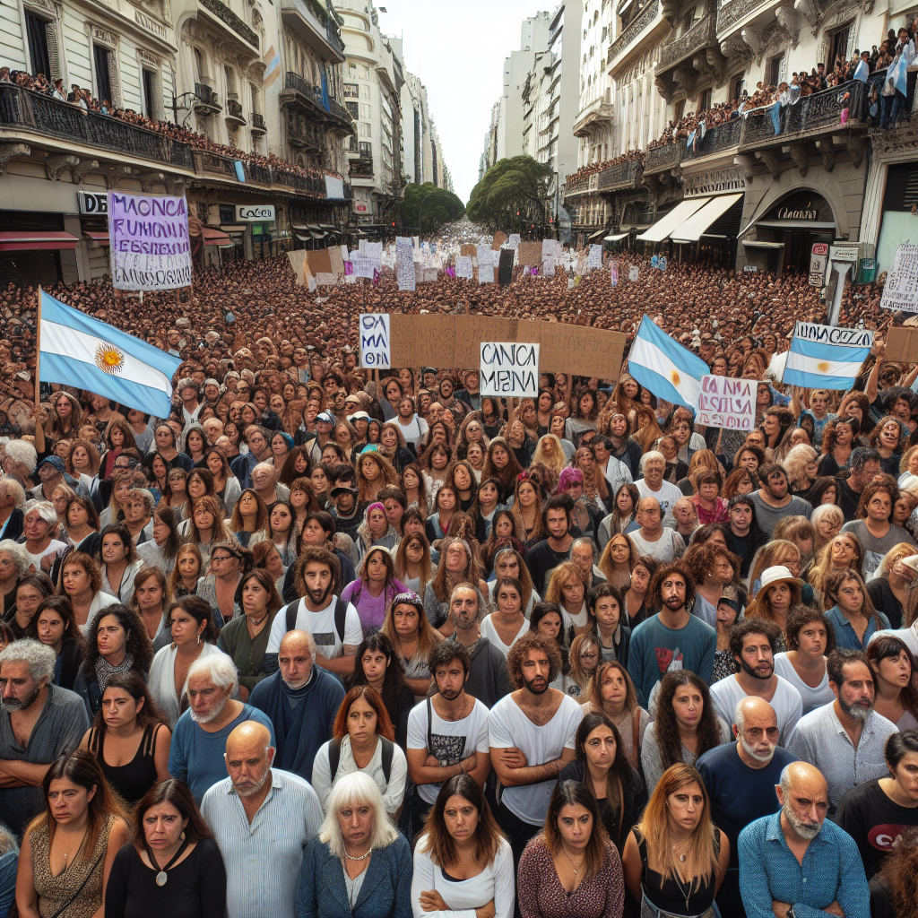 Massive Rally in Argentina Protests Against Femicide