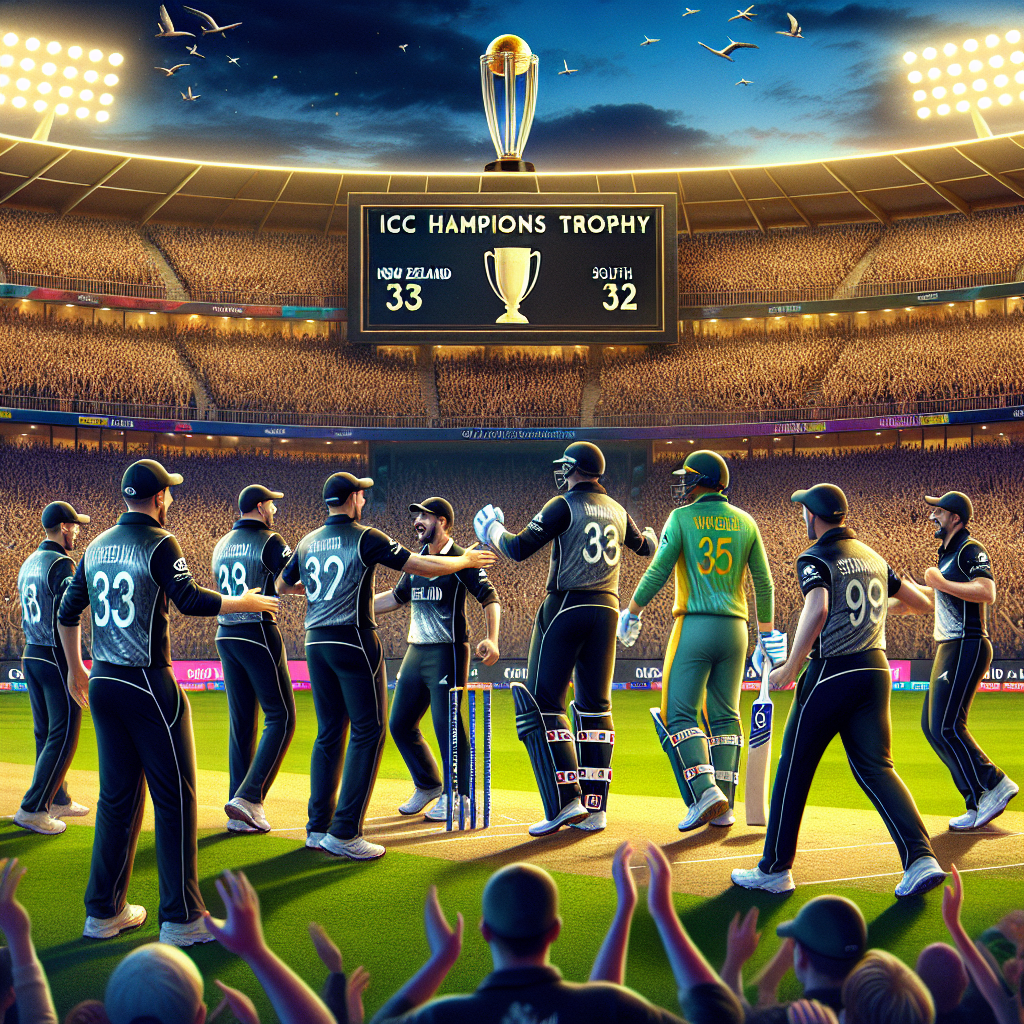 New Zealand Triumphs Over South Africa to Reach ICC Champions Trophy 2025 Final