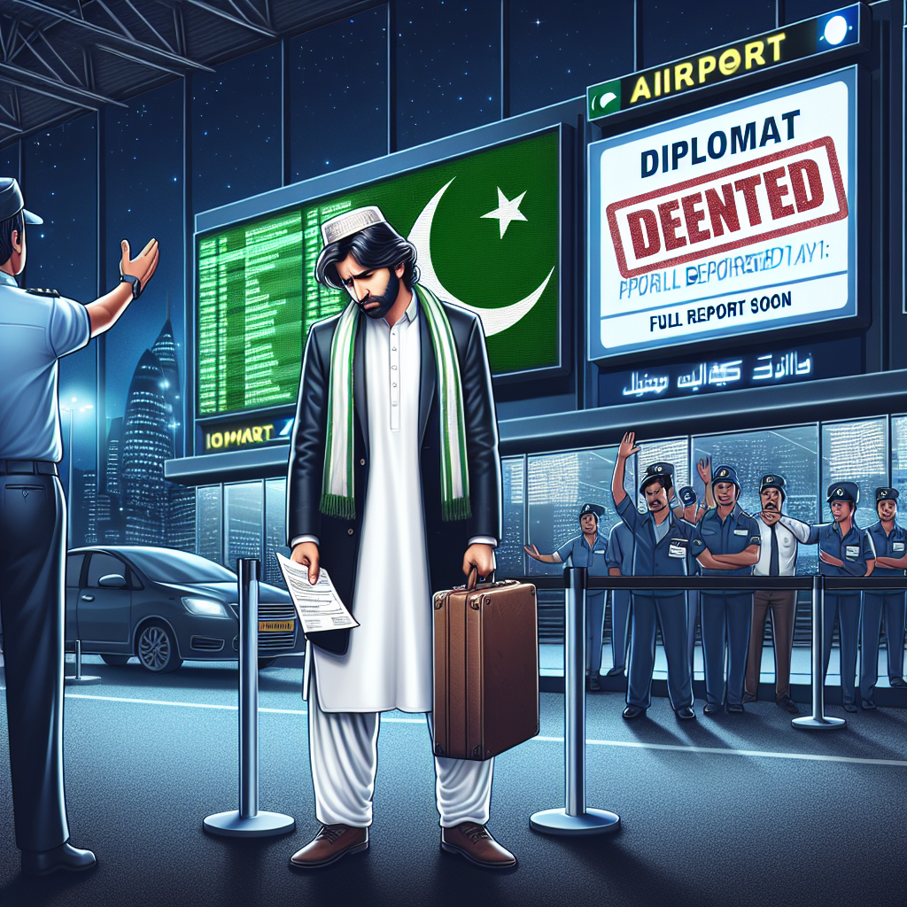 Pakistani Diplomat with Visa Denied Entry and Deported from US: Report