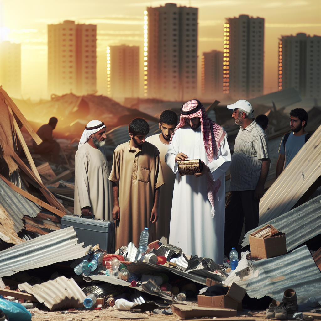 Palestinians Survey Ruins of Demolished Refugee Camp Homes