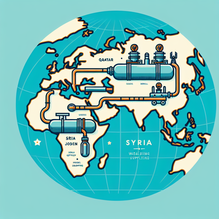 Qatar Initiates Natural Gas Supply to Syria via Jordan