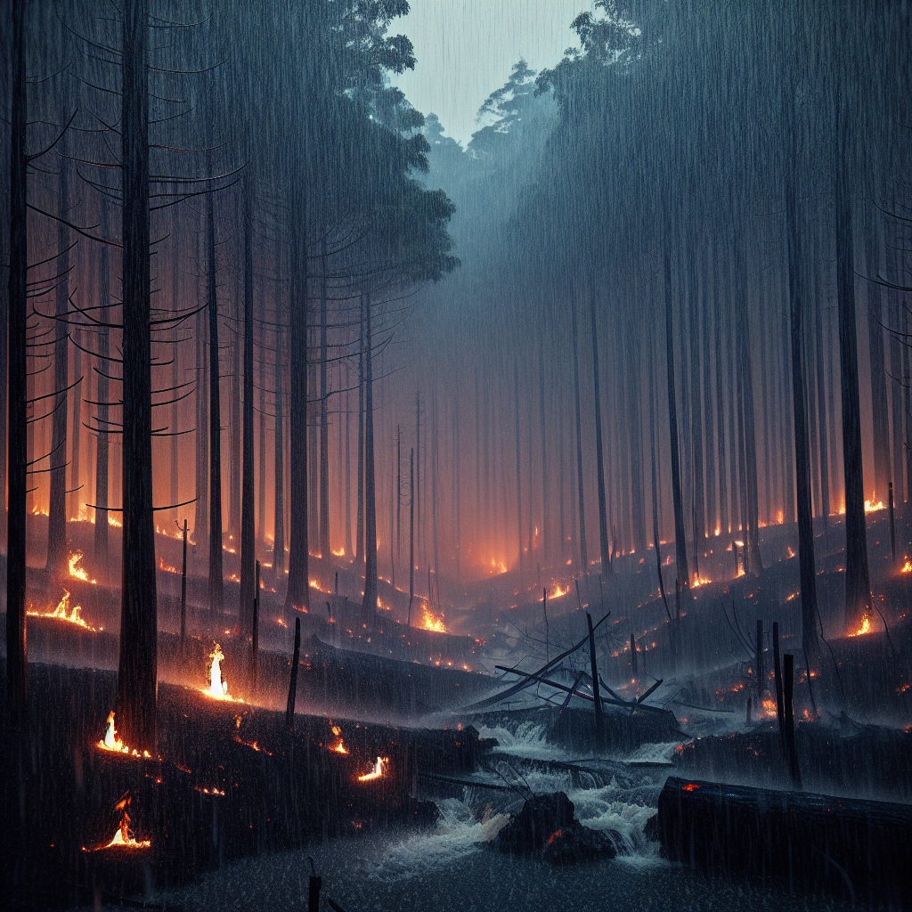 Rain Brings Relief to Japan's Most Severe Wildfire in Over Half a Century