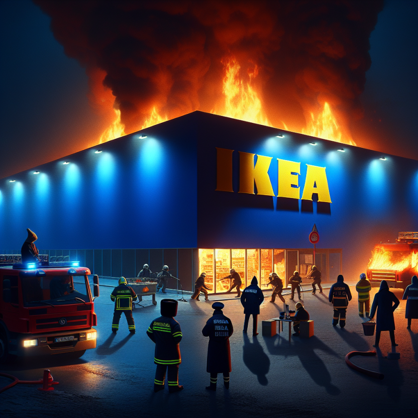 Russian Intelligence Implicated in Ikea Store Arson in Lithuania