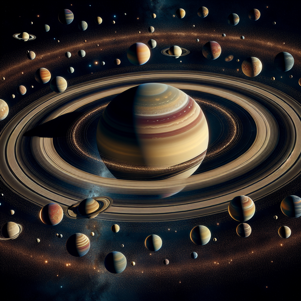 Saturn Reigns as 'Moon King' with 128 New Satellite Discoveries