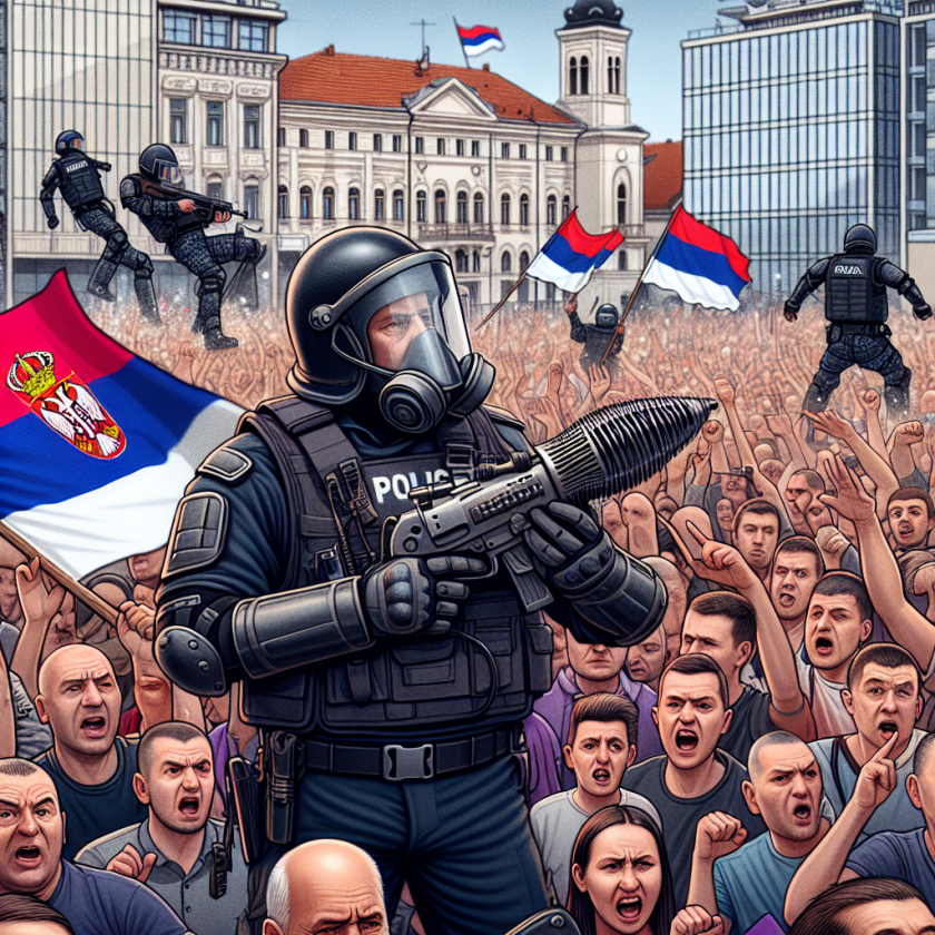 Serbian Protesters Allege Police Deployment of 'Acoustic Weapons'