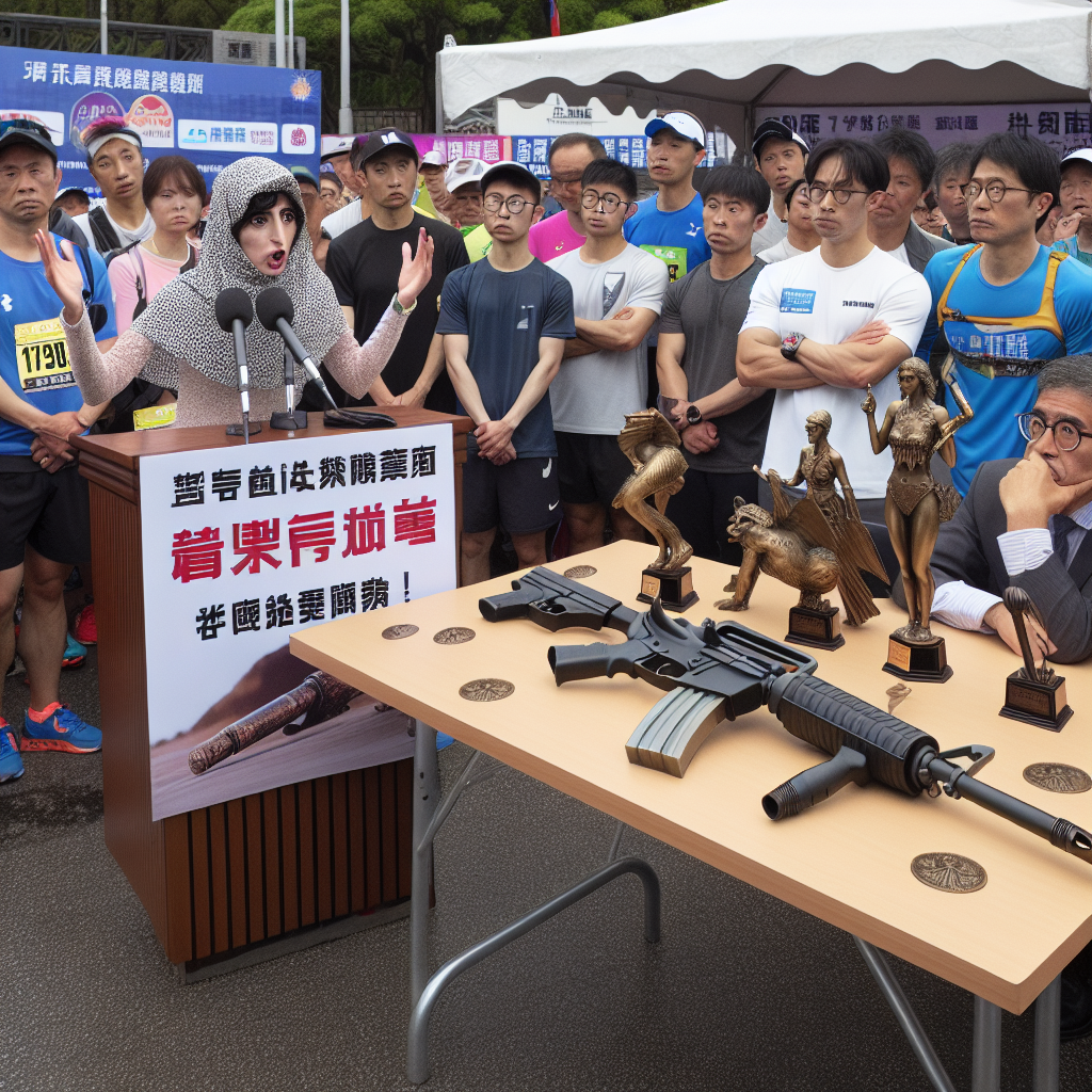 Taiwan Marathon Organizers Issue Apology for Rifle-Shaped Trophies