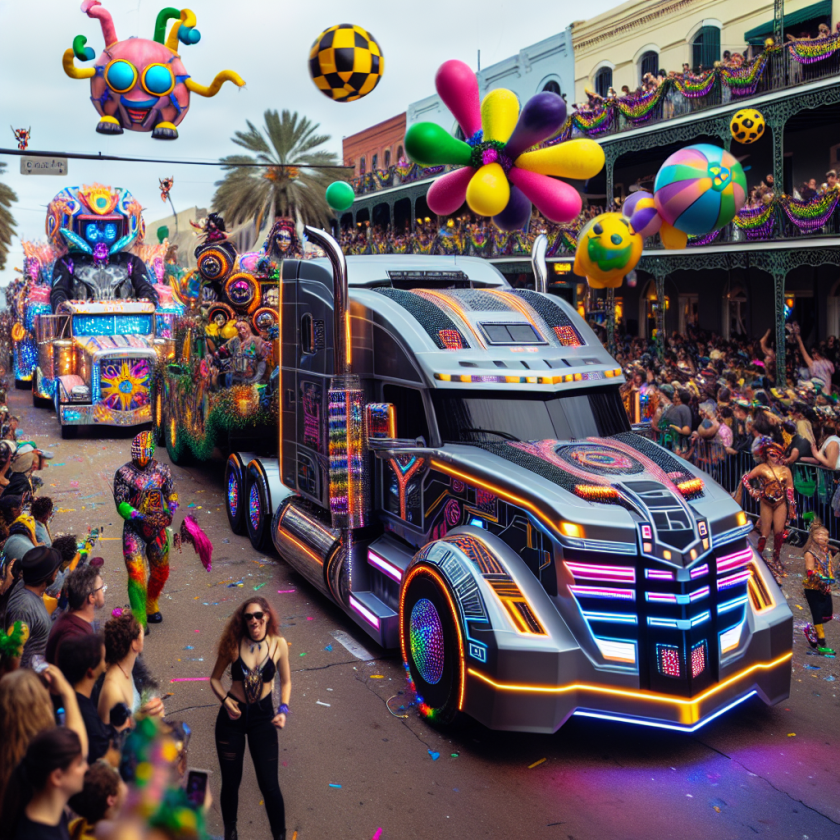 "Tesla Cybertrucks Targeted in Vandalism at Mardi Gras Parade"