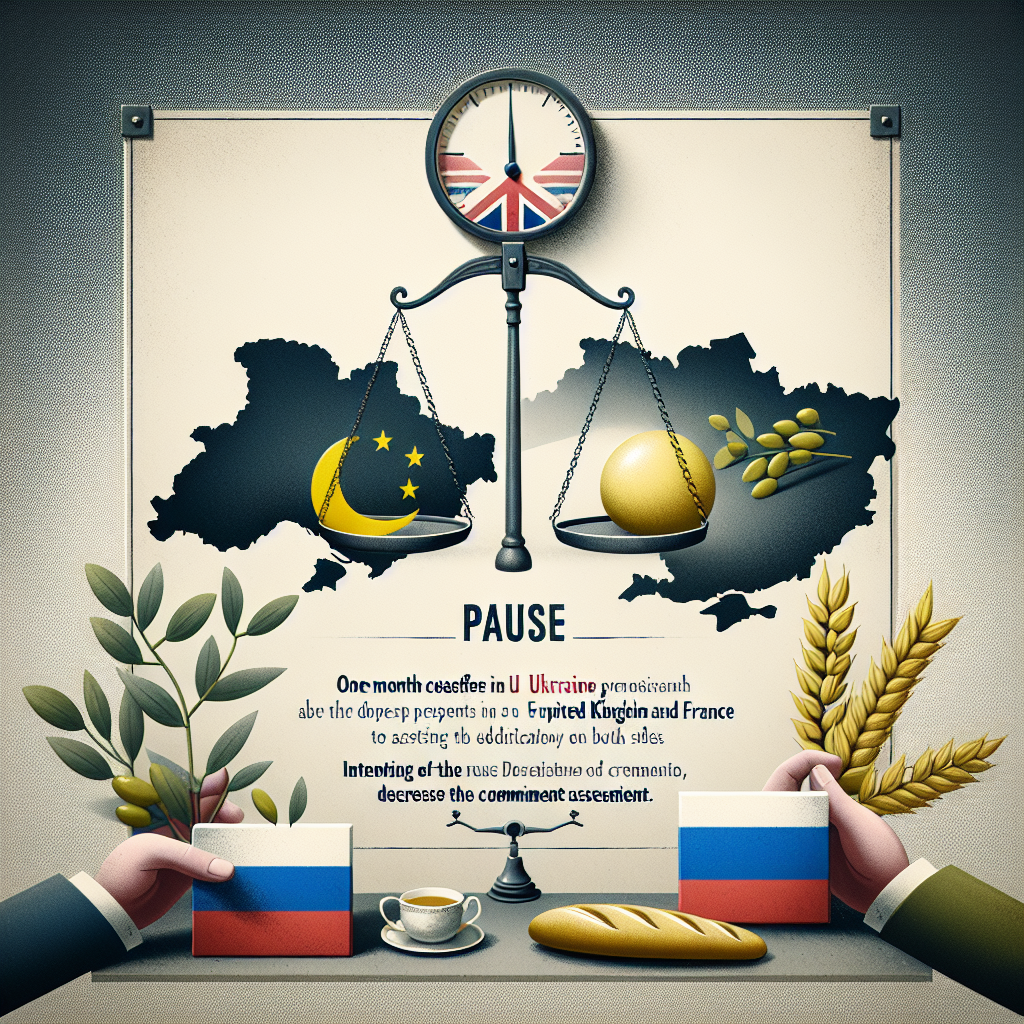 UK and France Propose One-Month Ukraine Ceasefire to Assess Russia's Commitment