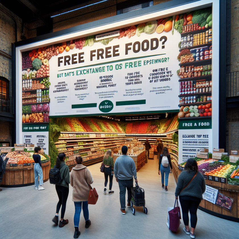 UK Supermarket Chain Offers Free Food with a Twist