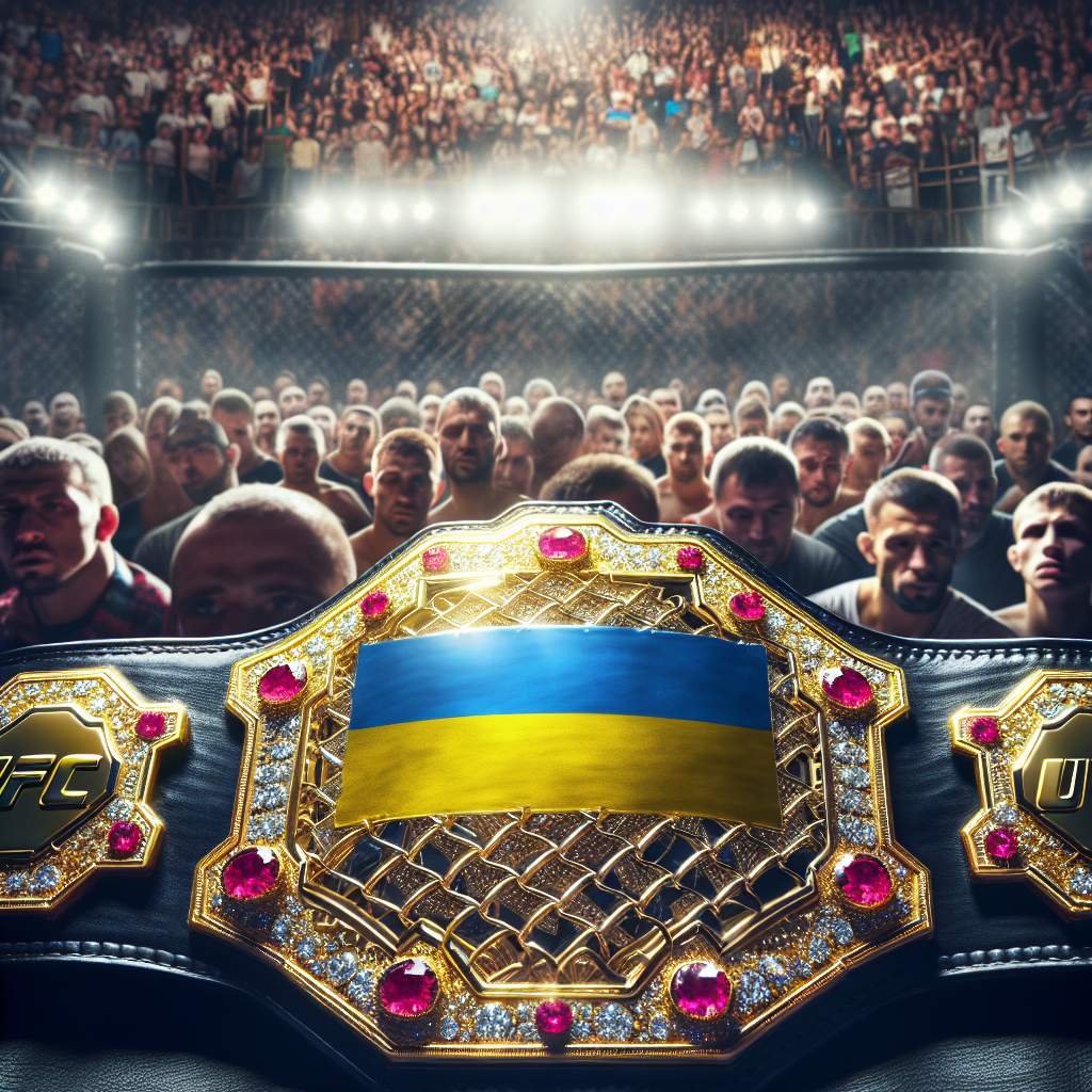 Ukrainian Fighter's Victory Belt Highlights Trump-Zelensky Tensions at UFC Event