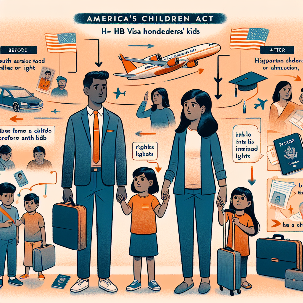 Understanding the Impact of the America's Children Act on H-1B Visa Holders' Children