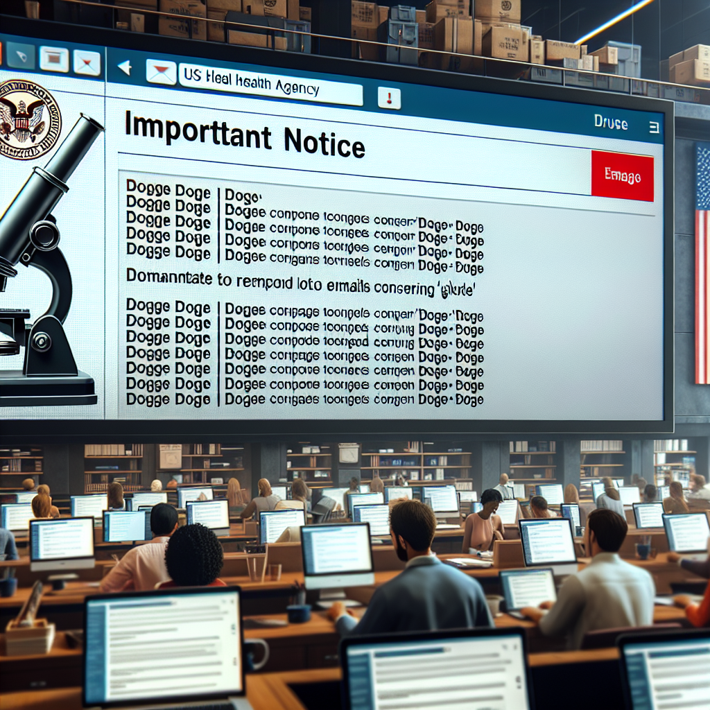 US Health Agency Mandates Employee Response to DOGE Emails