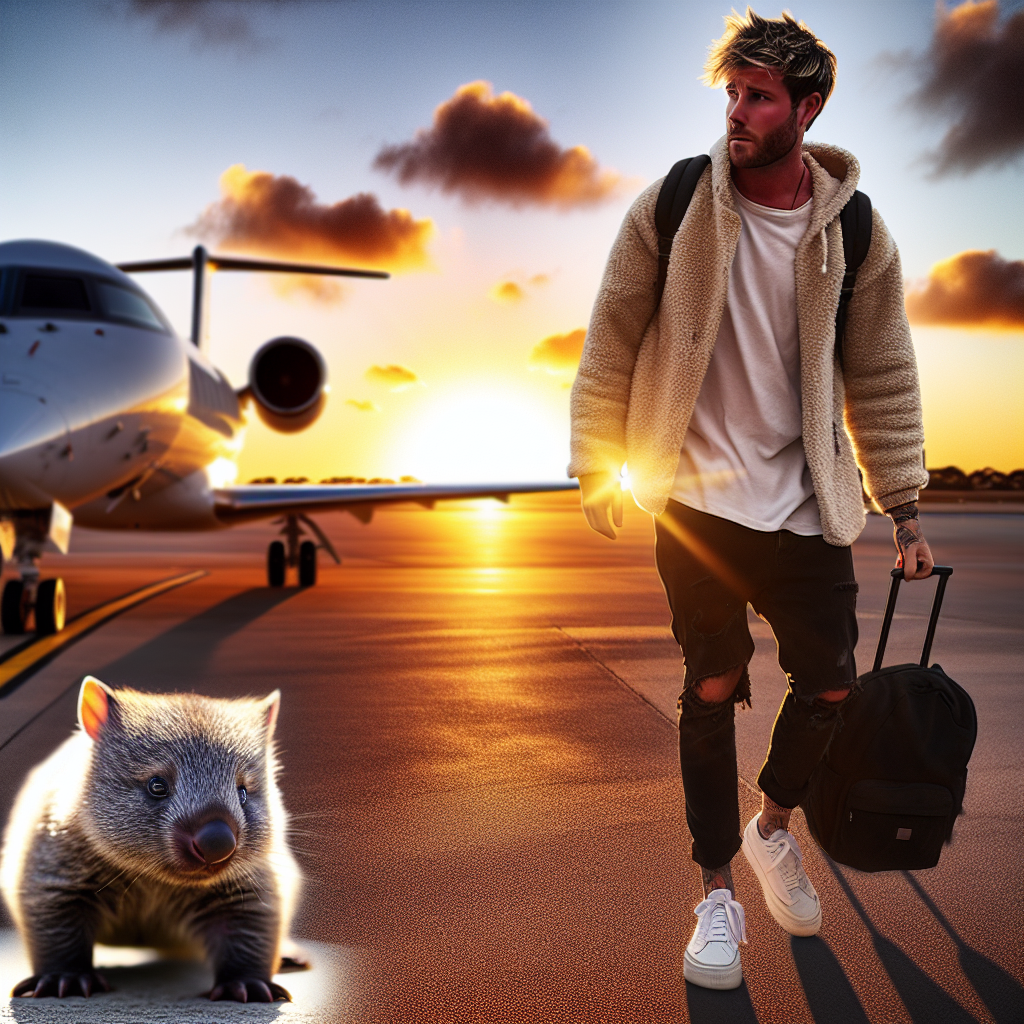 US Influencer Departs Australia Amid Backlash Over Baby Wombat Incident