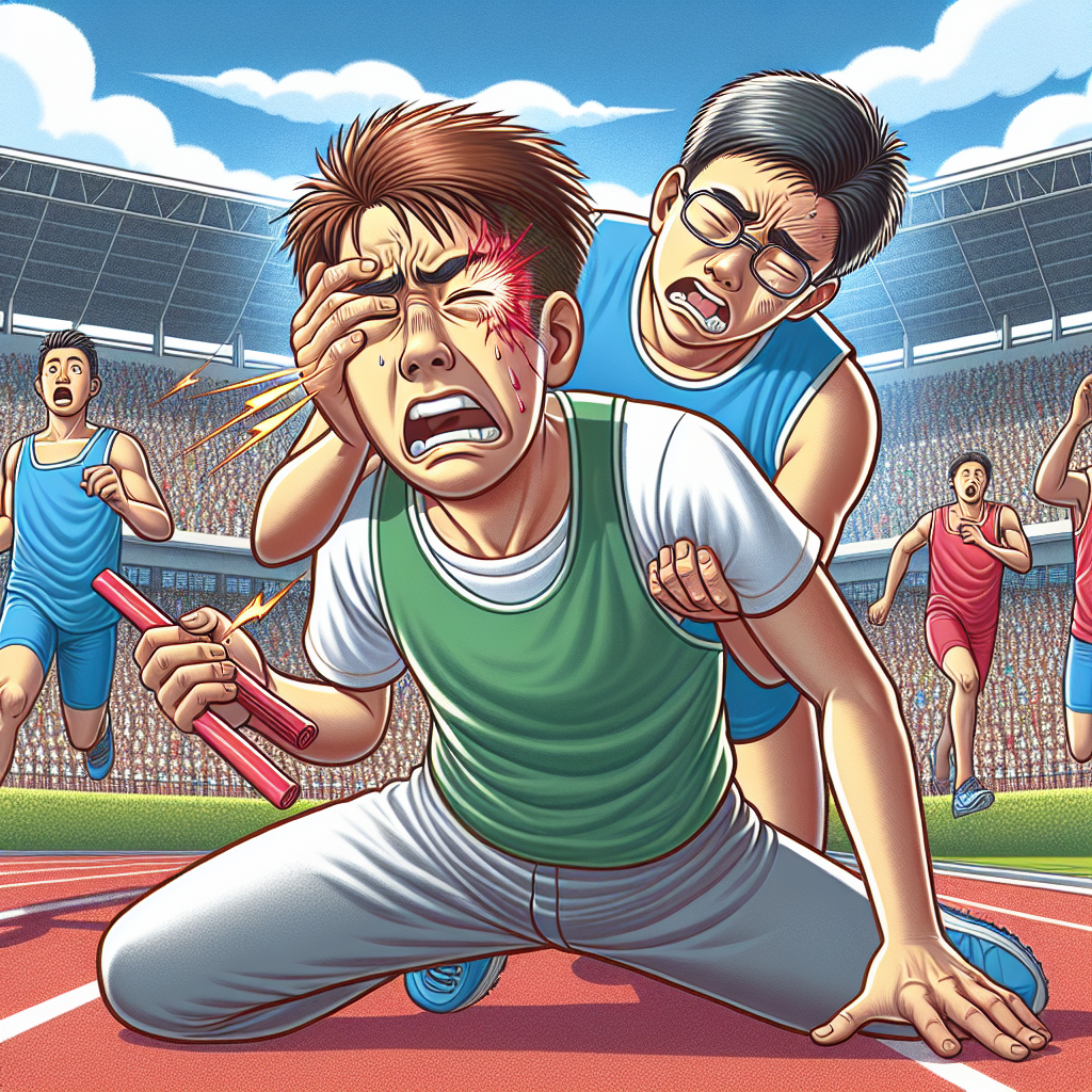 US Student Suffers Concussion After Being Struck by Opponent in Relay Race