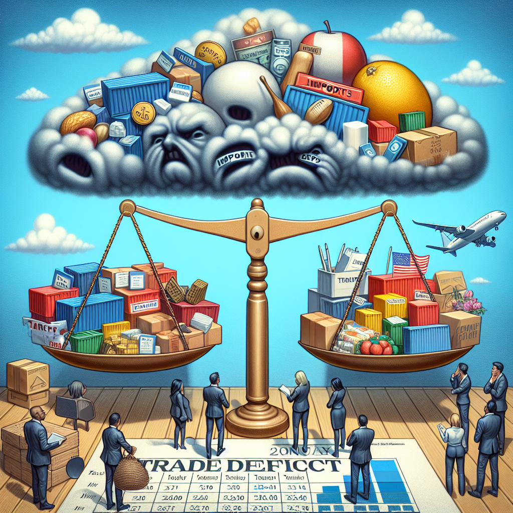 US Trade Deficit Reaches All-Time High in January Amid Tariff Concerns