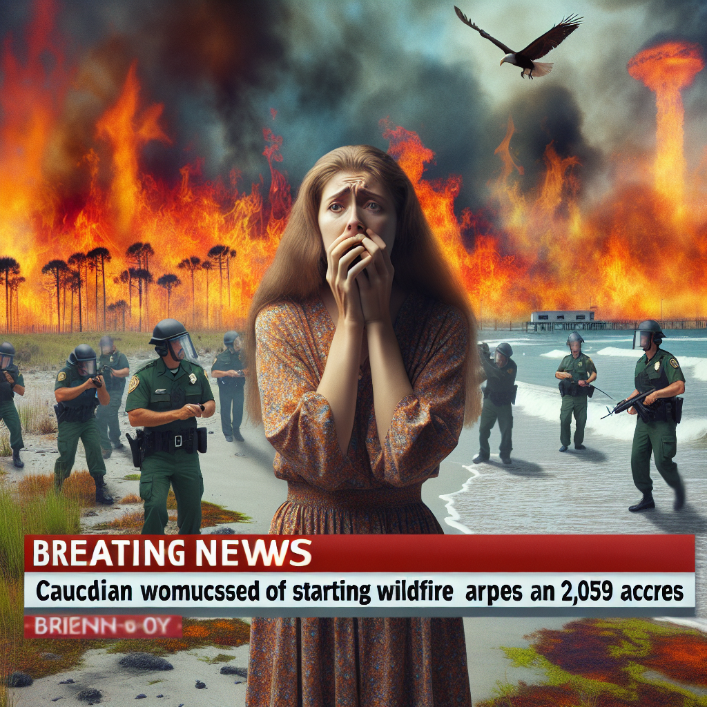 US Woman Charged with Igniting 2,059 Acre Wildfire Near Myrtle Beach