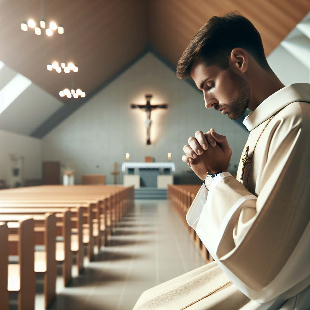 Vatican Shares Image of Pope in Prayer at Hospital Chapel