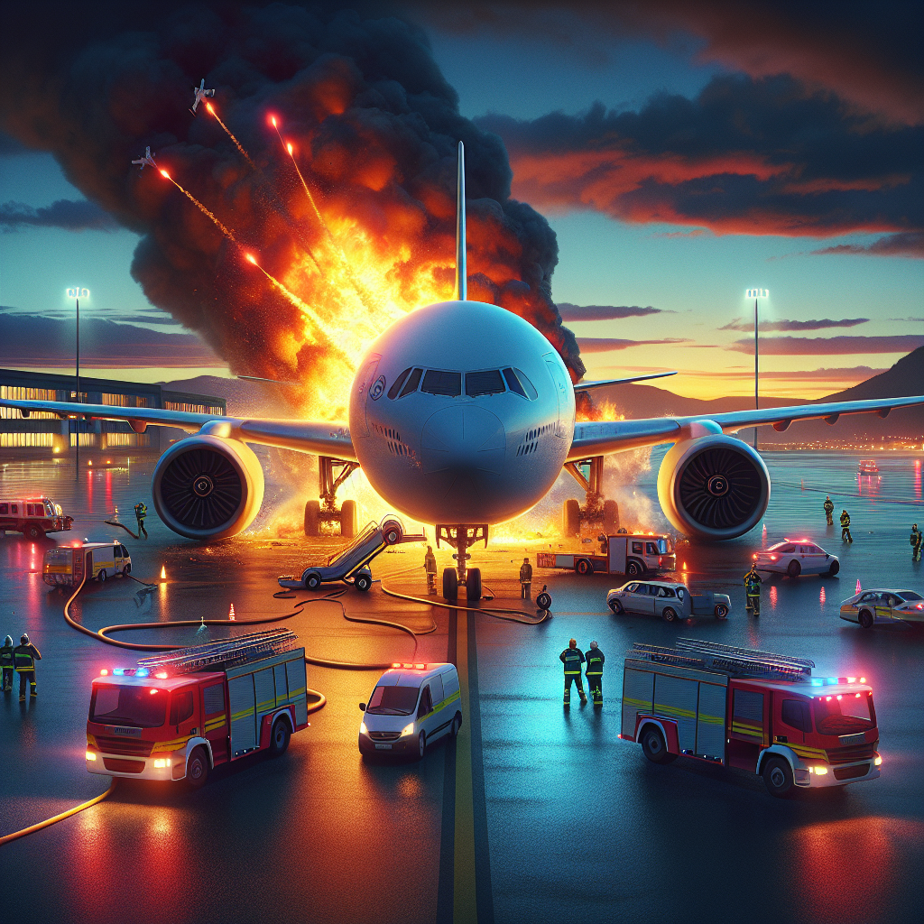 Video: Fire Erupts on American Airlines Plane at Denver Airport