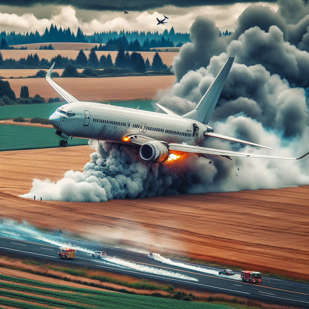 Video: Plane Makes Emergency Landing in US After Bird Strike Causes Fire