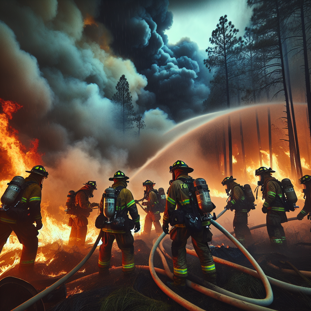 Video: US Firefighters Battle Wildfires in Carolinas Under Challenging Conditions
