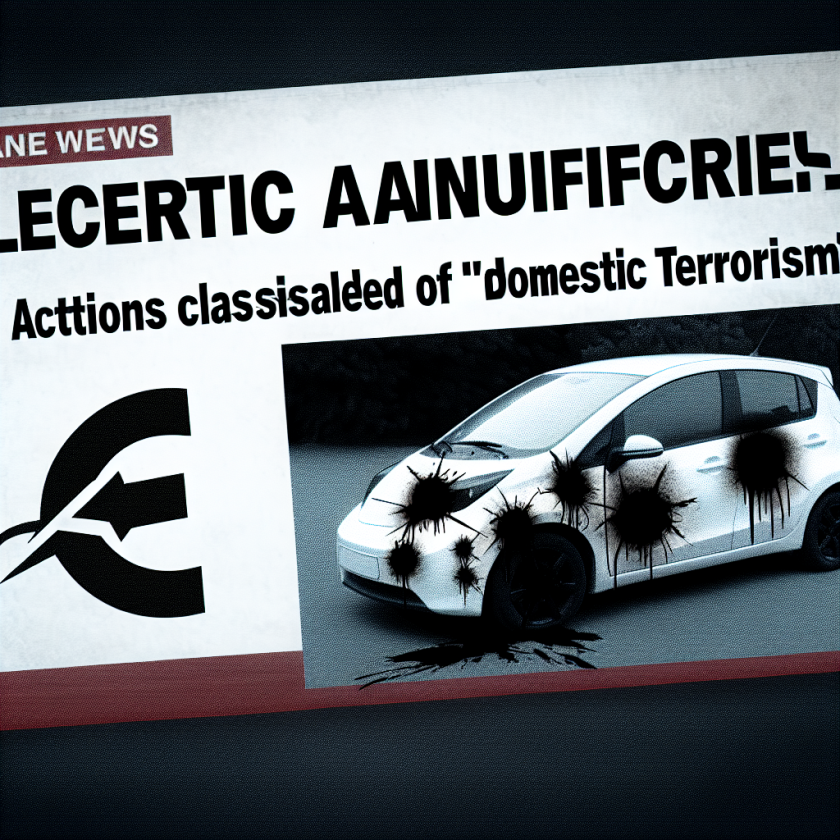 White House Labels Tesla Attacks as "Domestic Terrorism"