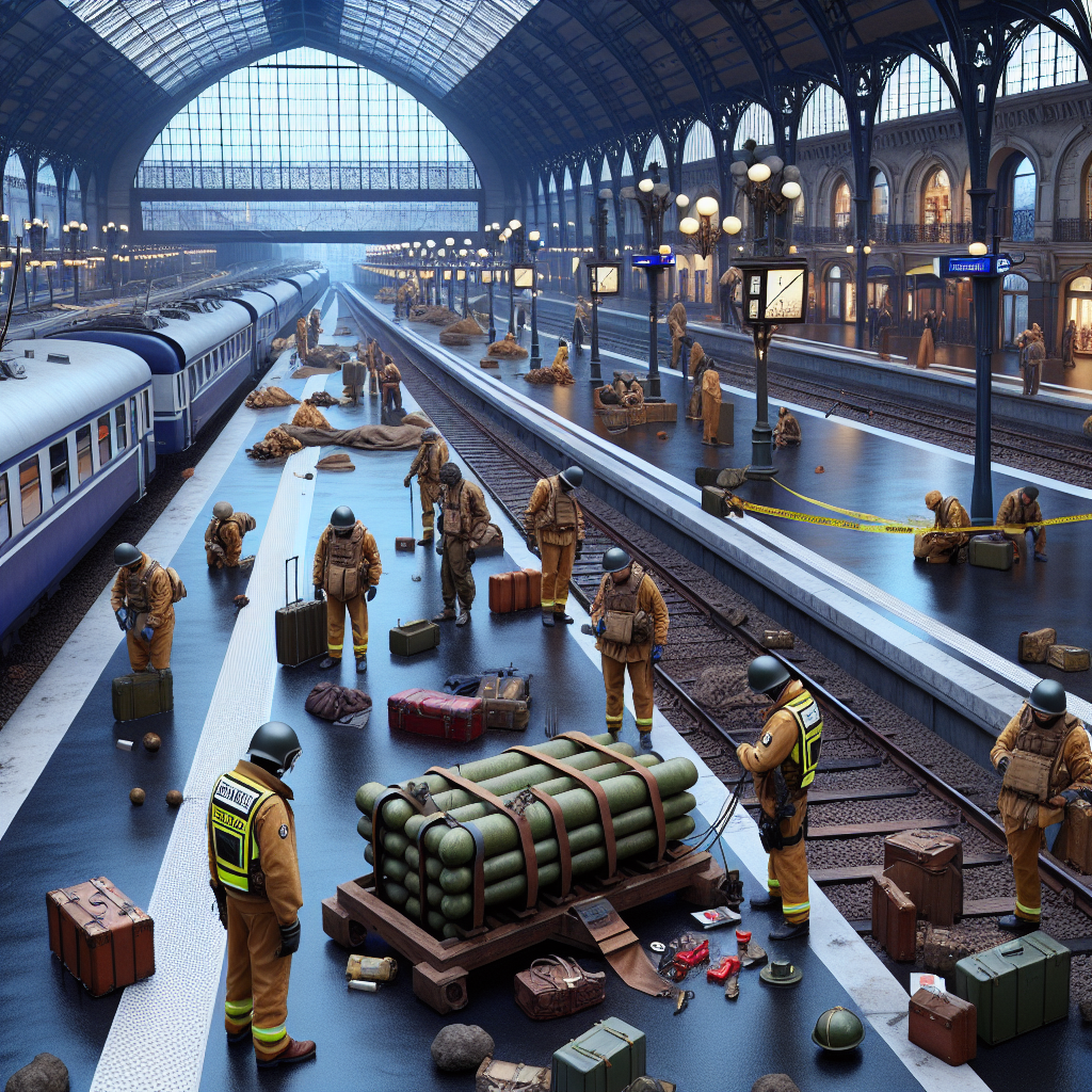 World War II Bomb Halts Operations at Paris Station