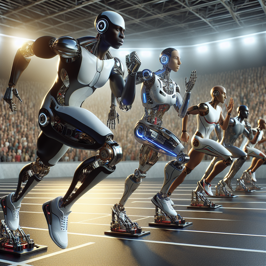 China's Humanoid Robots Compete with Humans