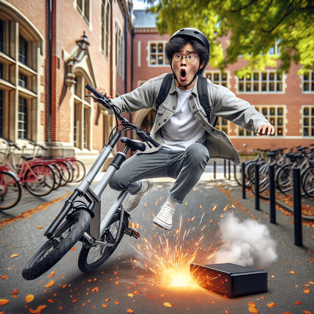 Chinese Student Severely Injured in E-Bike Battery Explosion Incident