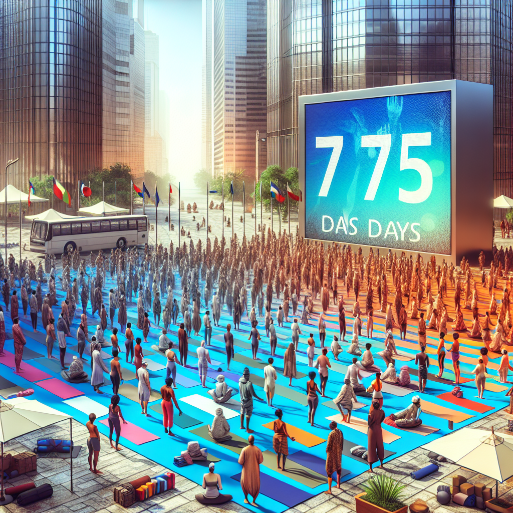 Countdown to Yoga Day: 75-Day Yoga Session Kicks Off at World Trade Centre