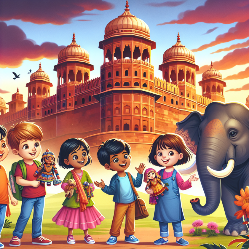 Discovering India: The Vance Kids' Adventure with Puppets, Elephants, and Forts