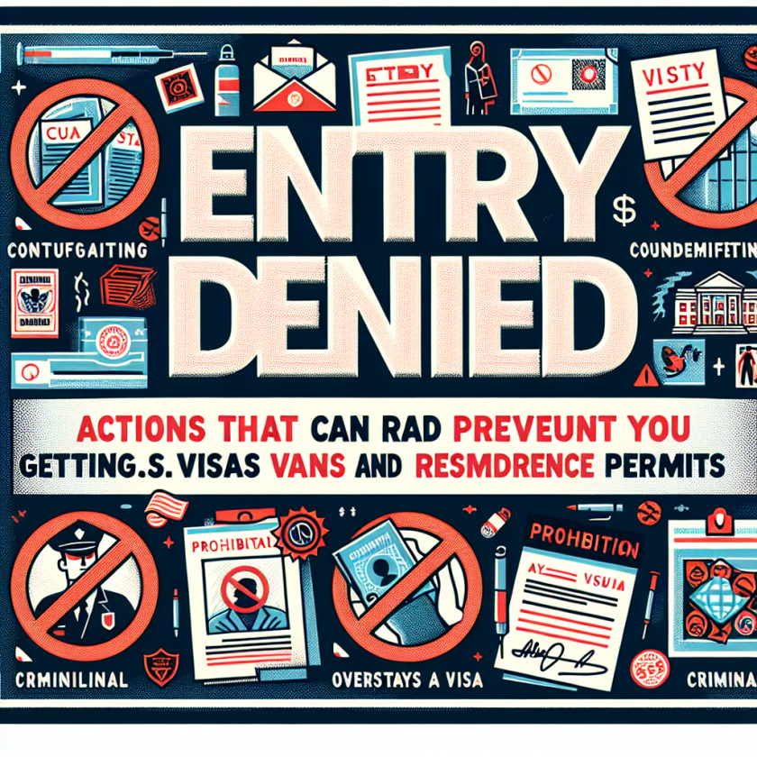 "Entry Denied: Actions That Bar You from US Visas and Residence Permits"