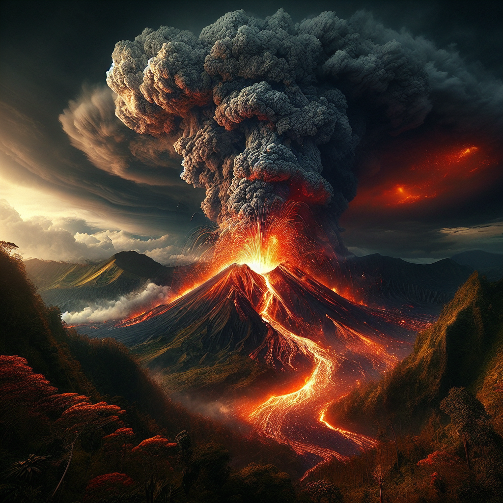 Footage Captures Volcanic Eruption in the Philippines