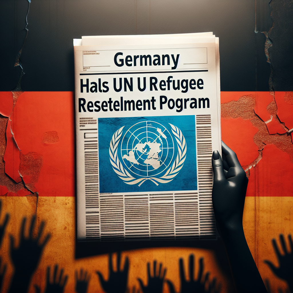Germany Suspends UN Refugee Resettlement Program