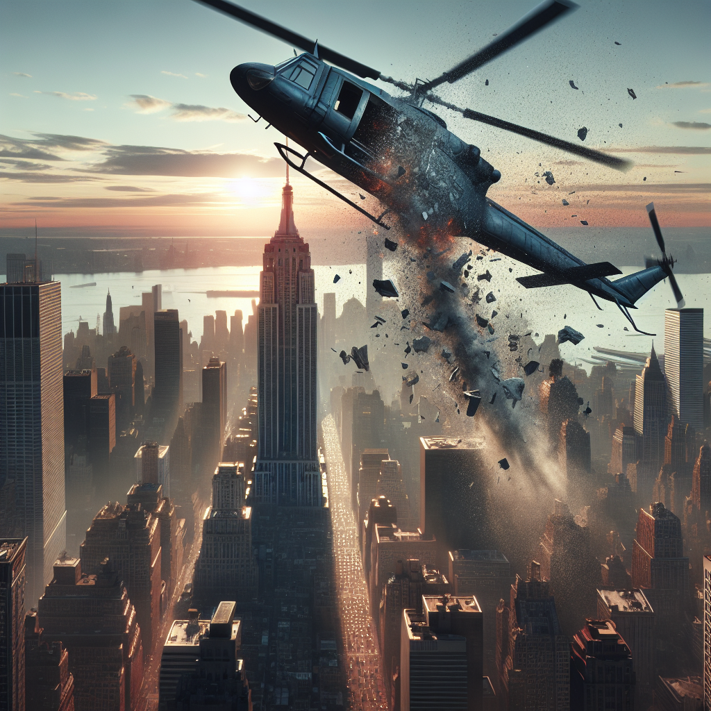 Helicopter Disintegrates Midair Over New York (VIDEOS)