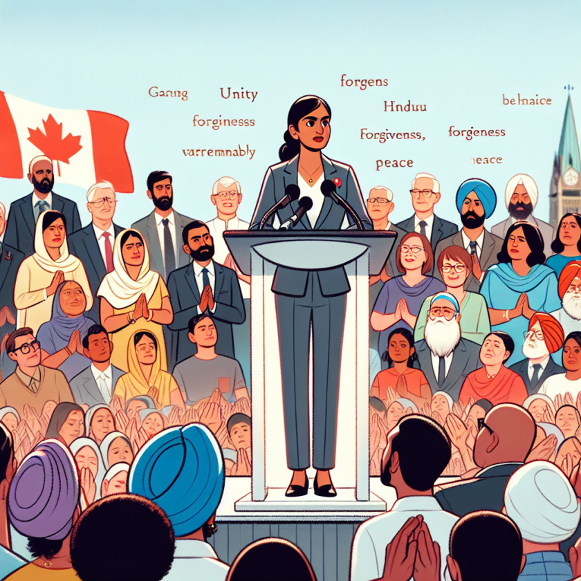 Indian-Origin MP Addresses Hindu and Sikh Communities in Canada Following Temple Vandalism