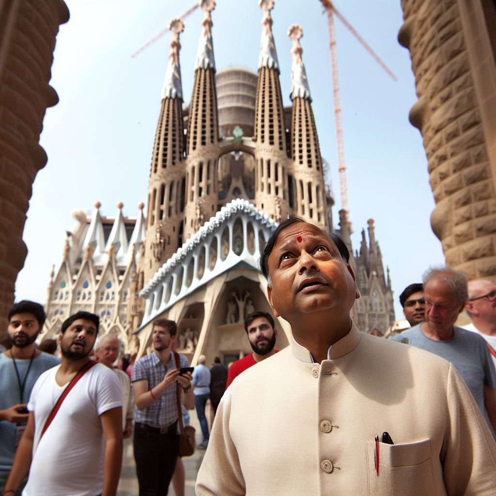 Jharkhand Chief Minister Explores Barcelona's Iconic Sagrada Familia