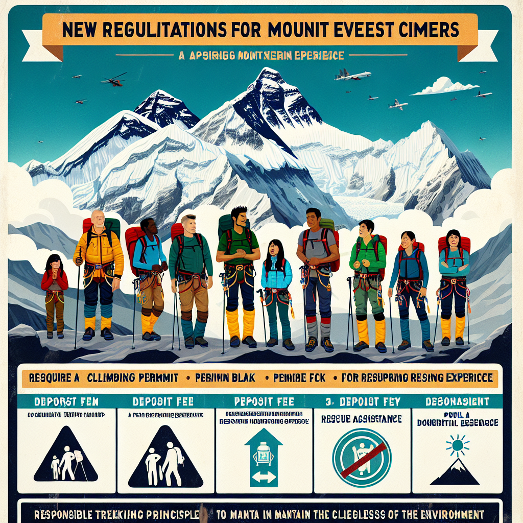 New Regulations for Aspiring Mount Everest Climbers in Nepal