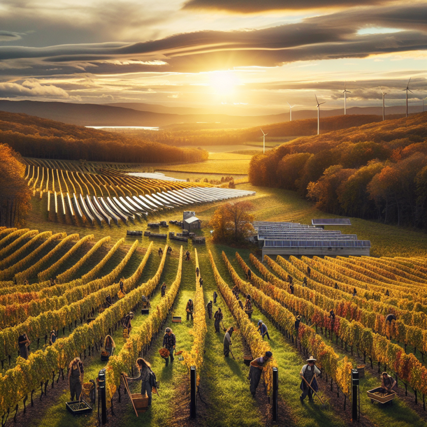 New York Vineyards Embrace Sustainability to Tackle Climate Change