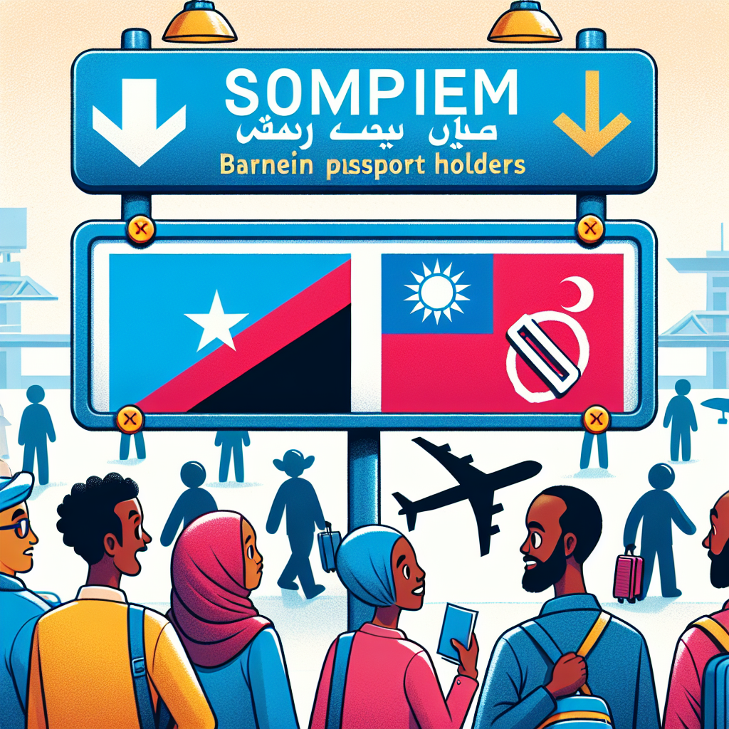 Somalia Prohibits Taiwan Citizens' Entry to Strengthen Ties with China