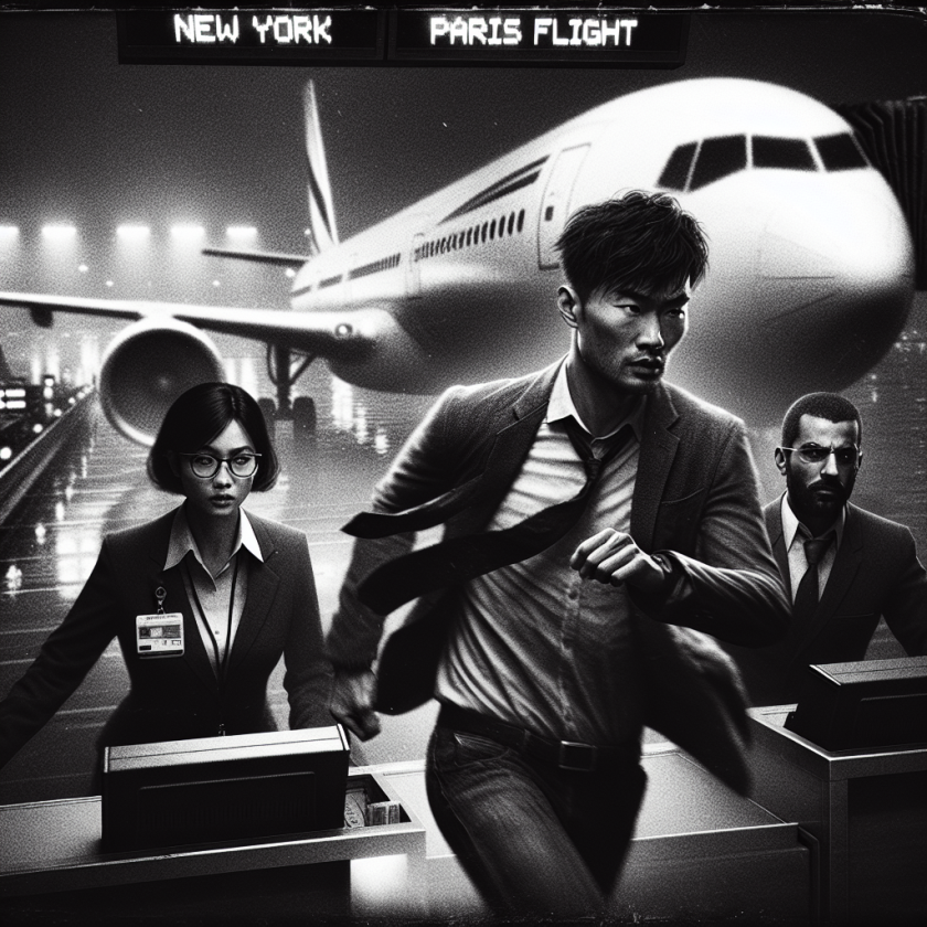 Surveillance Footage Captures Stowaway Evading Gate Agents on New York-Paris Flight